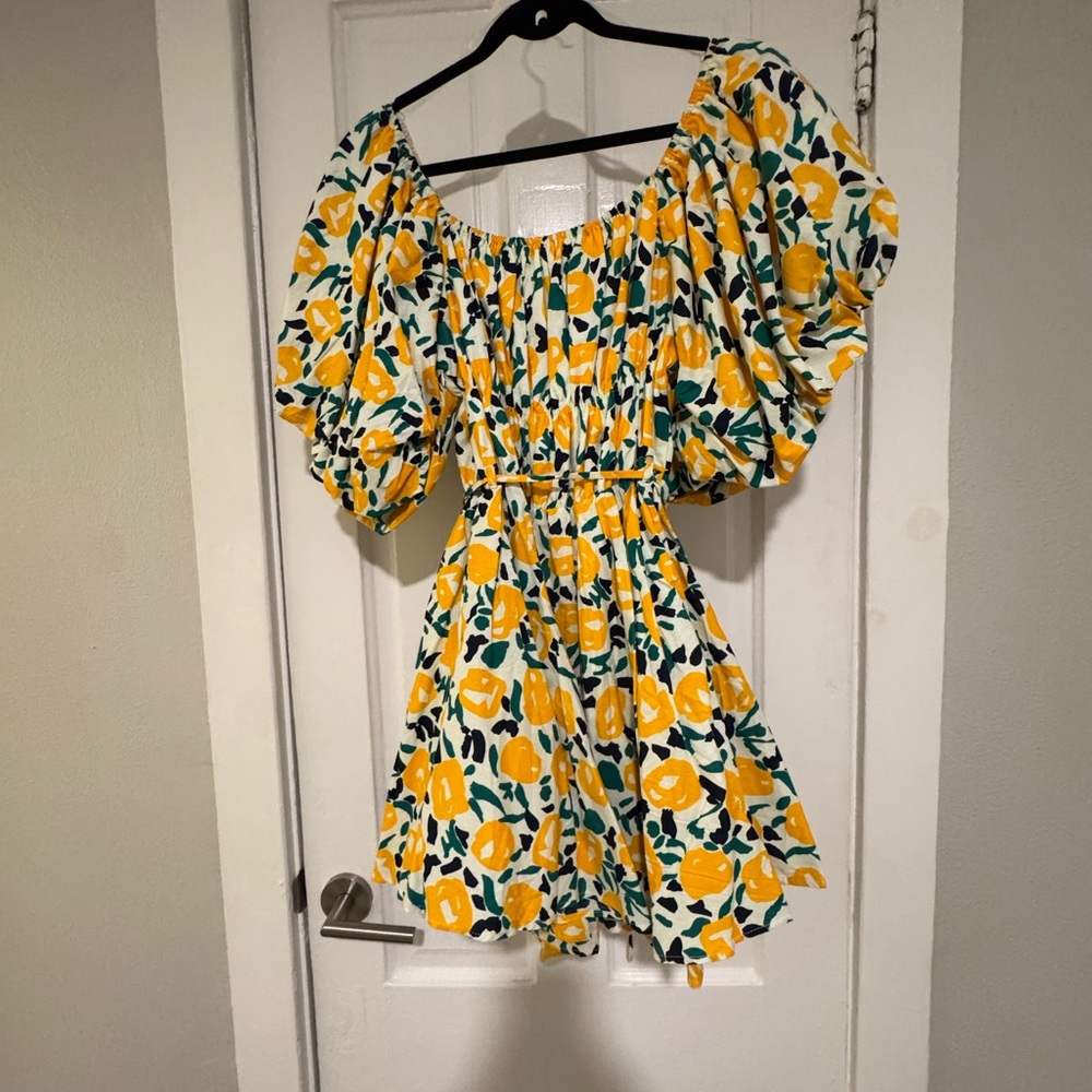 Floral Off-Shoulder Dress